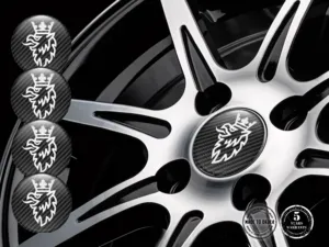 Saab Édition Autocollants Silicone Emblèmes Bombés 